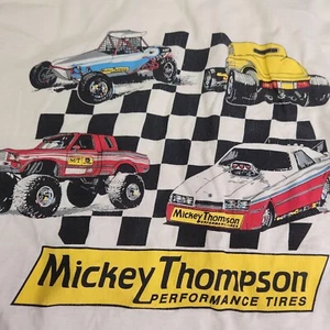 Mickey Thompson Monster Truck Baja Drag Made In USA 1990s T-Shirt VINTAGE - L - Picture 1 of 7