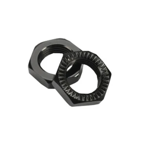 Redcat 505231BK-1 Serrated Wheel Nut (2) Black : TR-MT8E / TR-MT8E-V2 - Picture 1 of 1