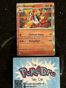 Skeledirge 038/198 Pokémon TCG Scarlet & Violet Base Set Holo Rare - Picture 1 of 2