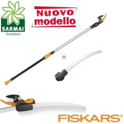 FISKARS UPX82 + SEGHETTO svettatoio troncarami NON TELESCOPICO fino a H 3,5 m - Immagine 1 di 4