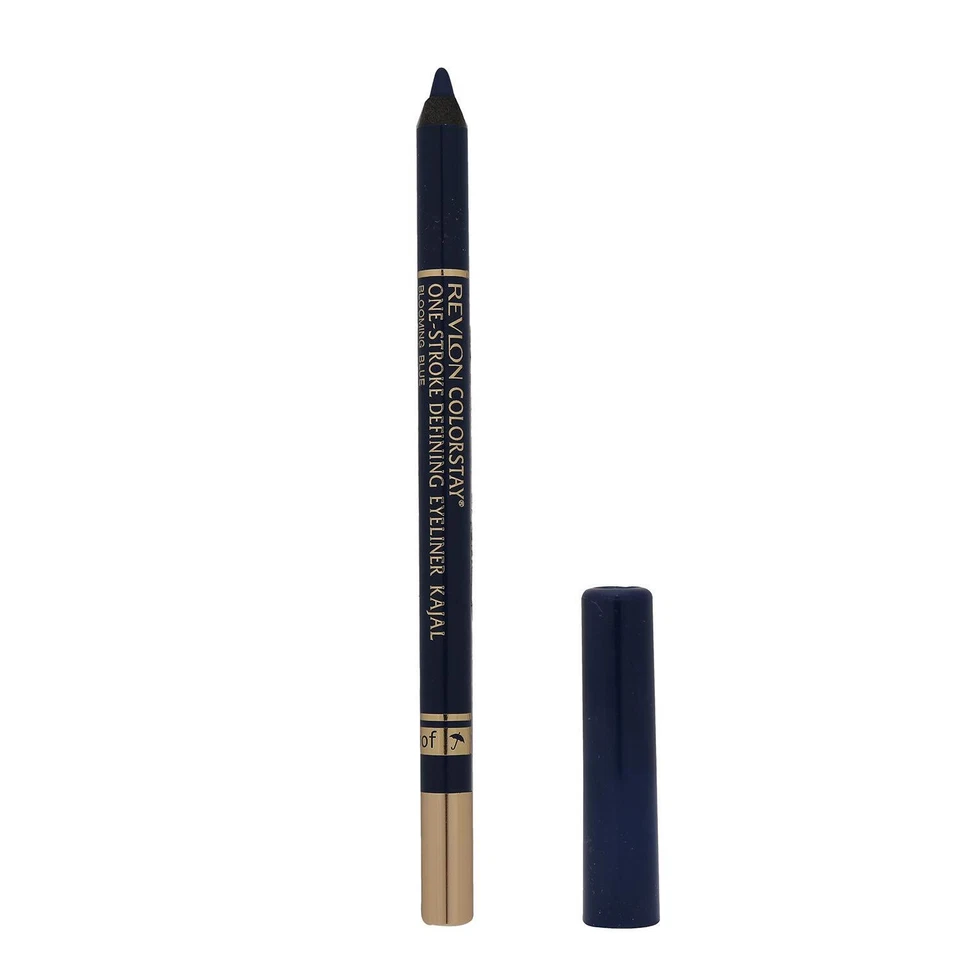 Revlon One-Stroke Defining Eyeliner Kajal Blooming Blue For Eyes 1.2gm - Image 1 of 4