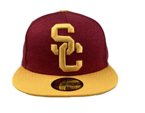 Men's USC Trojans Cardinal Gold college Football New Era 59fifty fitted cap hat - Picture 1 of 7