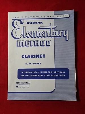 Rubank Elementary Method Clarinet (Hovey)  - Image 1 of 2