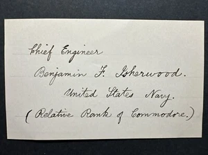 US MARINE Konteradmiral CHARLES D. SIGSBEE signiertes Autogramm USS MAINE Bürgerkrieg - Bild 1 von 2