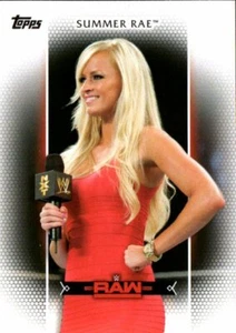 2017 Topps WWE Women's Division Wrestling Card RAW #R-25 Summer Rae - Picture 1 of 2