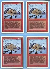 MTG: Revised: Magnetic Mountain: PLAYSET of 4