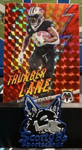 Mosaico Panini 2023 - Red Mosaic Thunder Lane #TL-AK Alvin Kamara - Saints - Imagen 1 de 3