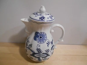 BLUE DANUBE Pattern Coffee Server Pot 8093 - Picture 1 of 6