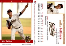 Mike Belfiore 2011 Grandstand Visalia Rawhide #NNO Card *AutographDen*