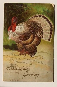 1912 Erntedankgrüße stolze Türkei geprägte Postkarte - Bild 1 von 1