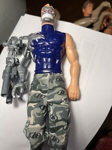 1998 Psycho Max Steel 11.5" Action Figure Mattel w/ Camo Pants