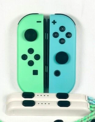 Animal Crossing Never Drift Hall Effect Nintendo Switch JoyCons OEM Authentic - Image 1 of 4