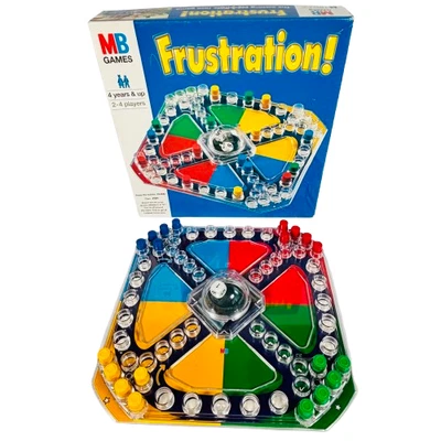 Frustration Pop-O-Matic By MB Games 1996 Vintage Complete  - Image 1 of 4