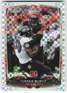 2014 Topps Chrome #86 Vontaze Burfict FOOTBALL Cincinnati Bengals - Picture 1 of 2