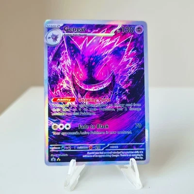 Gengar Pokemon Custom Card TCG Holo Holographic Full Art - Image 1 of 2