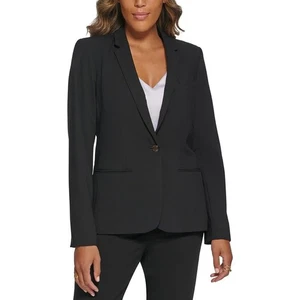 Calvin Klein Damen Blazer mit Knopfleiste in Schwarz - Bild 1 von 1