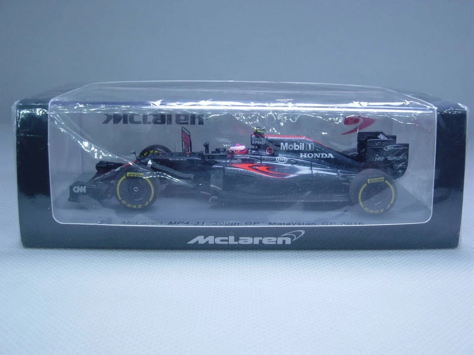 spark 1/43 McLaren MP4-31 GP della Malesia '300th GP' #22 Jenson Button McLaren - Immagine 1 di 4
