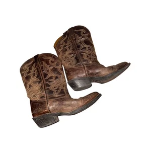 Laredo Damen Western Cowboystiefel braun Größe 8,5 weit zum Überziehen fairer Zustand  - Bild 1 von 6
