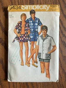 Men’s Swim Trunks And Shirt Simplicity 9434 Pattern sz 38 CUT - Picture 1 of 4