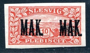 SCHLESWIG 1920 14P2 ** MNH MAK OVERPRINTS FLAWLESS (K7233 - Picture 1 of 1