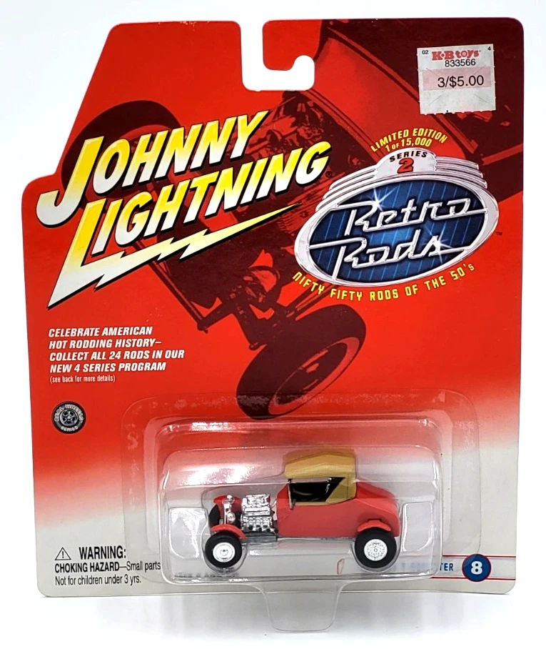 Johnny Lightning Retro Rods 1934 Ford Coupe 2002 Series 1 on Card