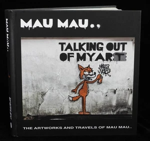 MAU MAU Original Drawing Signed Talking out of my Art Book - Picture 1 of 5
