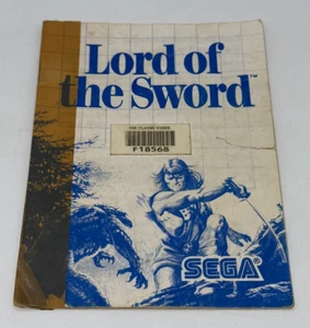 LORD OF THE SWORD MANUAL ONLY - SEGA MASTER SYSTEM , 1988 -  AUS CODED - SMS - Picture 1 of 2