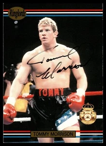 1991 Ringlords Tommy Morrison Signed Rare Boxing Card - Picture 1 of 2