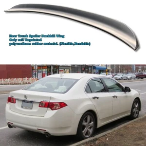 Flat Black 284G Rear Duckbill Trunk Spoiler Wing Fits 2009~2014 Acura TSX Sedan - Picture 1 of 10