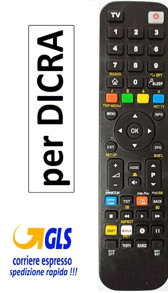 Telecomando di ricambio già programmato per DICRA - Immagine 1 di 1