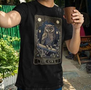 The Owl Tarot Card Shirt - Picture 1 of 15