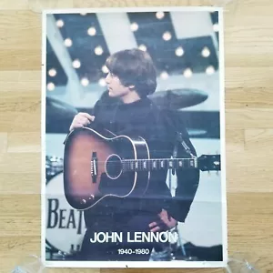 John Lennon Poster 1940 - 1980 3798 Memorial Beatles 20 x 28 Dargis 1980 Guitar - Picture 1 of 7
