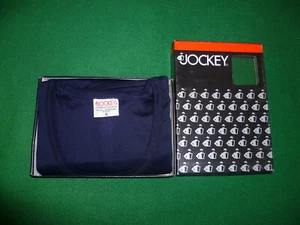 T SHIRT GIROCOLLO MAGLIA INTIMO JOCKEY 100% FILO COTONE BLU ART 14 TG V M / L - Foto 1 di 11