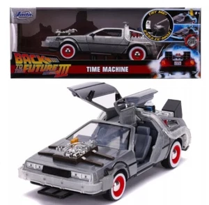 Jada Regreso al Futuro 3 Máquina del Tiempo DeLorean 1:24 Diecast Car 253255027 NUEVO - Imagen 1 de 6