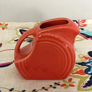 Fiestaware Mohn Mini Disc Krug Fiesta orange kleine Milchkännchen - Bild 1 von 4
