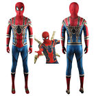 The Infinity Saga Iron Spider-Man Costume Cosplay Bodysuit Adult Kids