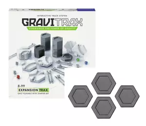 Gravitrax Grand Vertical Tuiles x4 Élévateurs Levages Pont Blocs Gris Pièce - Picture 1 of 2