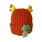 Fashion Antlers Hat Children Cartoon for Knitted Hat Casual Trend Autumn Wi