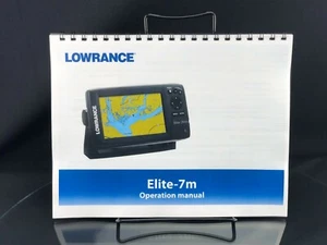 Lowrance Navico Elite 7m Fish Finder Operator Manual Instructions COLOR Guide - Picture 1 of 5