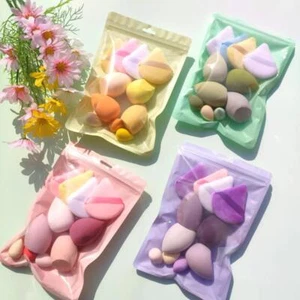 11/12pcs Cosmetic Puff Makeup Sponge Blender Beauty Egg Foundation Sponges Powde - Picture 1 of 30