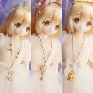newBJD doll 1/6 ob24 moon necklace pearl bird cage hot air balloon sweater chain - Picture 1 of 15