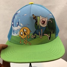 Adventure Time Finn Jake SnapBack Baseball Cap Hat Cartoon Network One size