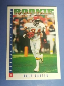 1993 Score Football #417 Dale Carter Rookie of the Year - Kansas City Chiefs - Picture 1 of 2