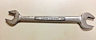 Vintage Craftsman Tools Open End Wrench - 3/4" x 5/8” SAE =V= Series USA - Image 1 of 4