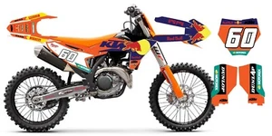 250/350/450Sxf - KTM REDBULL GRAPHICS FULL KIT DECALS KIT 21mil Thick - Picture 1 of 7