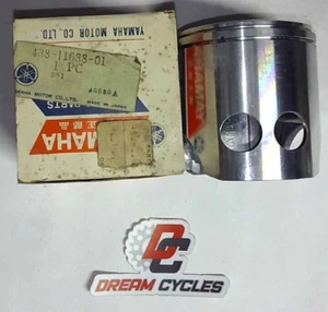 NOS GENUINE YAMAHA DT250 TY250 438-11638-01, 438-11638-02 PISTON 4TH OVER - Picture 1 of 1