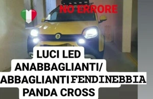 KIT LUCI LED PER FIAT PANDA CROSS ANABBAGLIANTI ABBAGLIANTI FENDINEBBIA NO ERROR - Foto 1 di 4