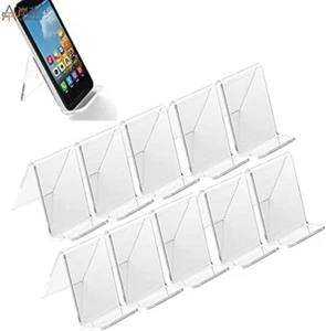10X Mobile Phone Display Holder Cellphone Stand Retail Show Rack Mounts Acrylic - Picture 1 of 12