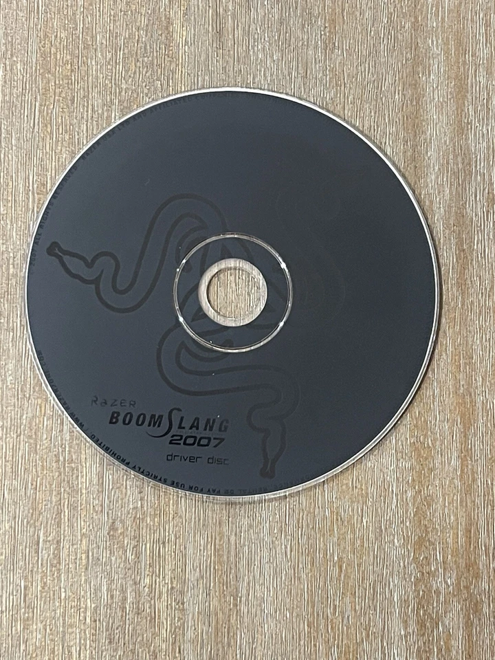 RAZER BOOMSLANG 2007 Limited Edition Computer Gaming Mouse Driver Disc - Image 1 of 1