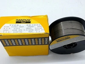 MIG Welding Wire ER308L Stainless Steel .035" 2.5Lb x 2 (2rolls) - Picture 1 of 3